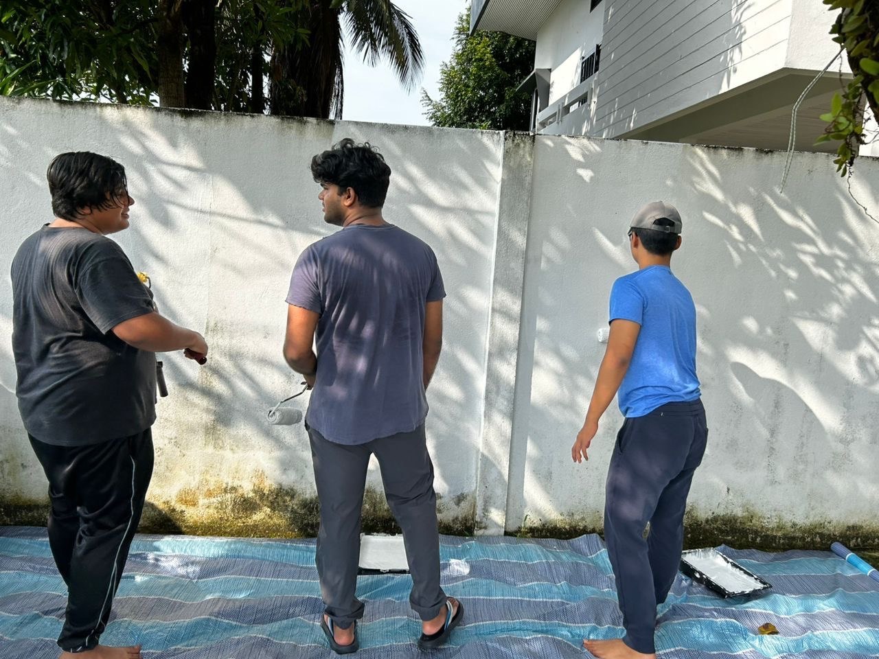 Repainting an Orphanage community service
