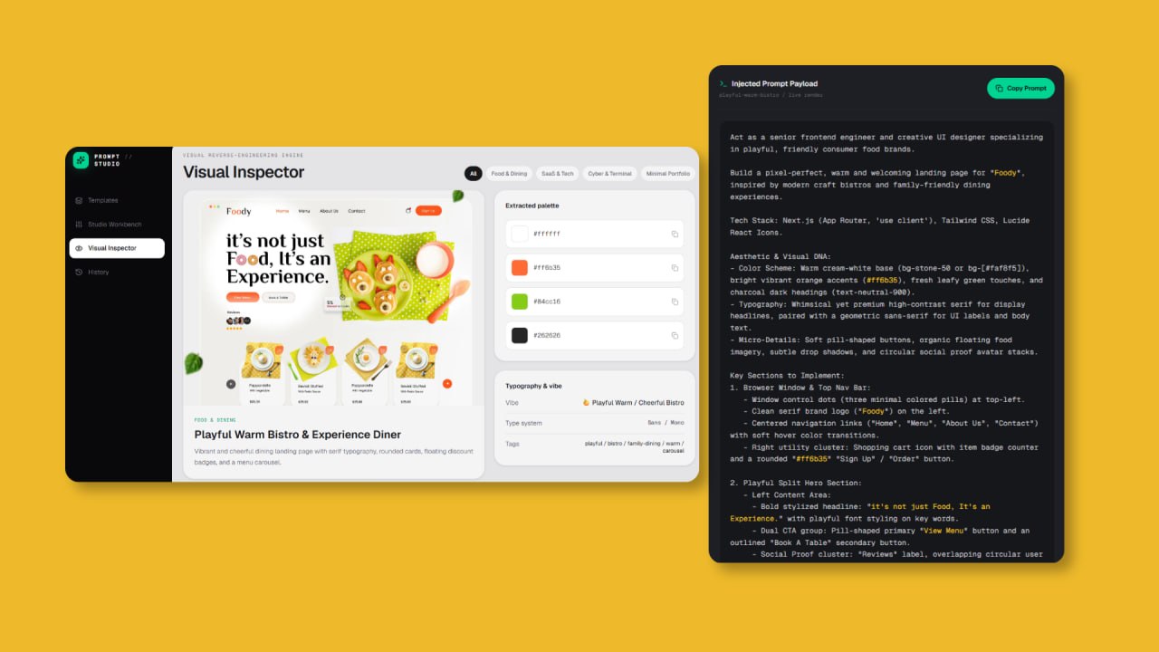 Prompt Studio screenshot